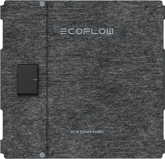 Panel solar EcoFlow 60W, USB-C, IP68, i palosshëm