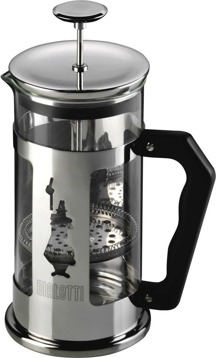 Set French press Bialetti 0003160, 0.35 L, Ngjyrë e zezë, Inoks