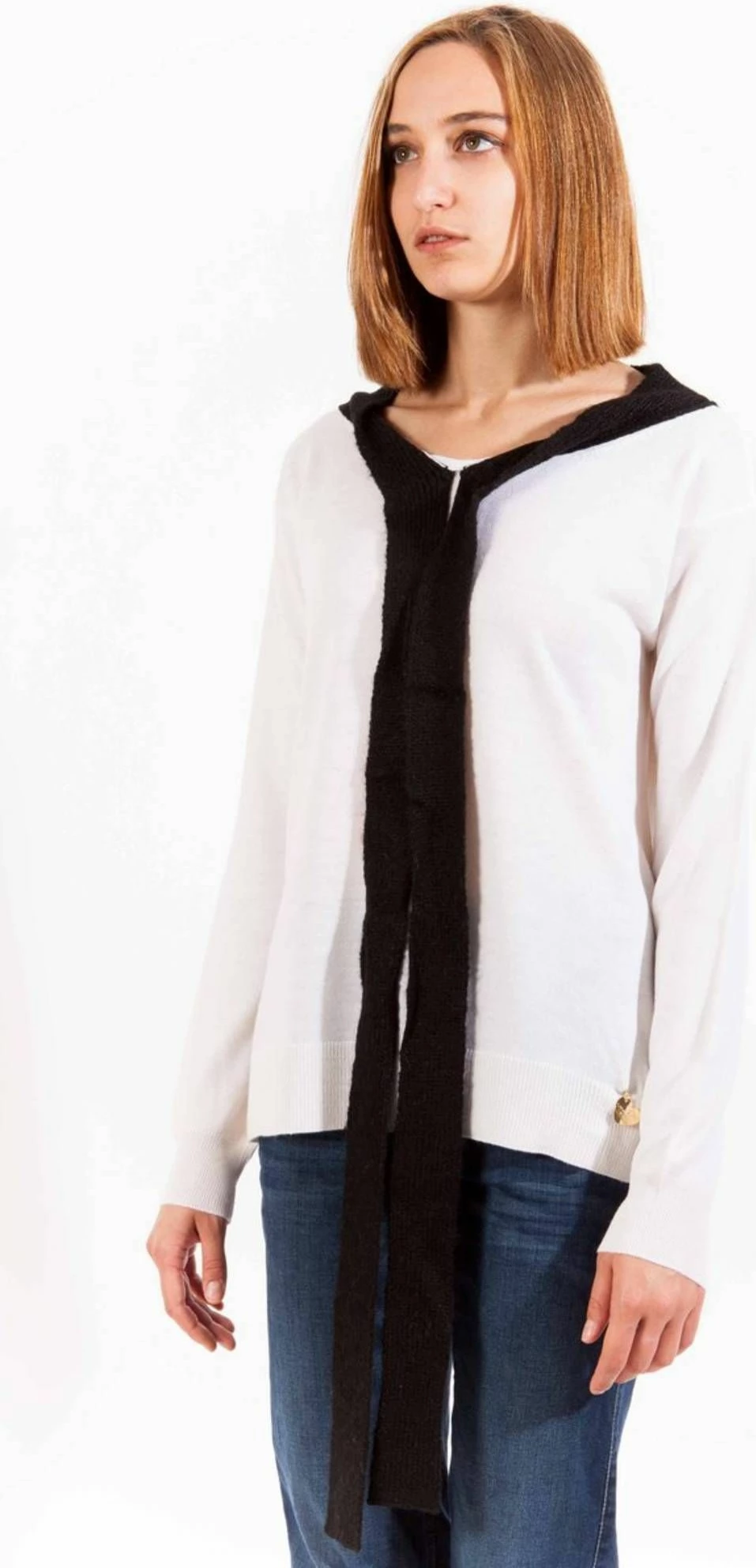 Xhemper LOVE MOSCHINO femra, i bardhë