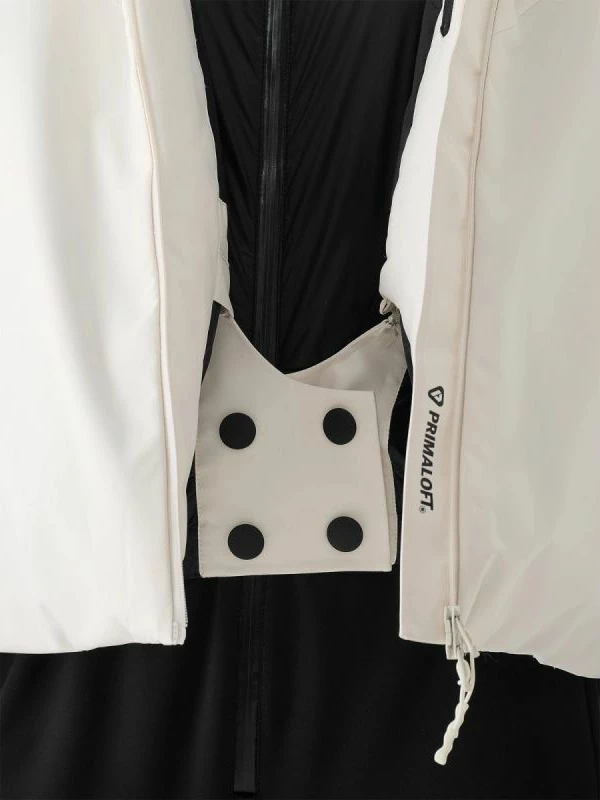 Jakne ski për femra 4f, e zezë