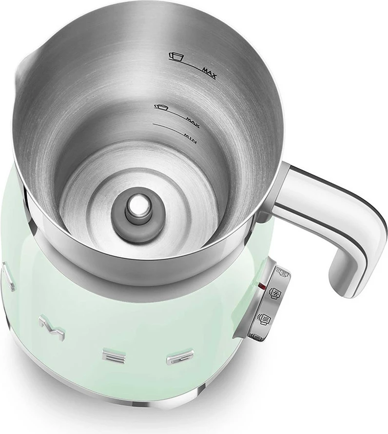 Makineri shkumë qumështi SMEG MFF11PGEU, retro, jeshile