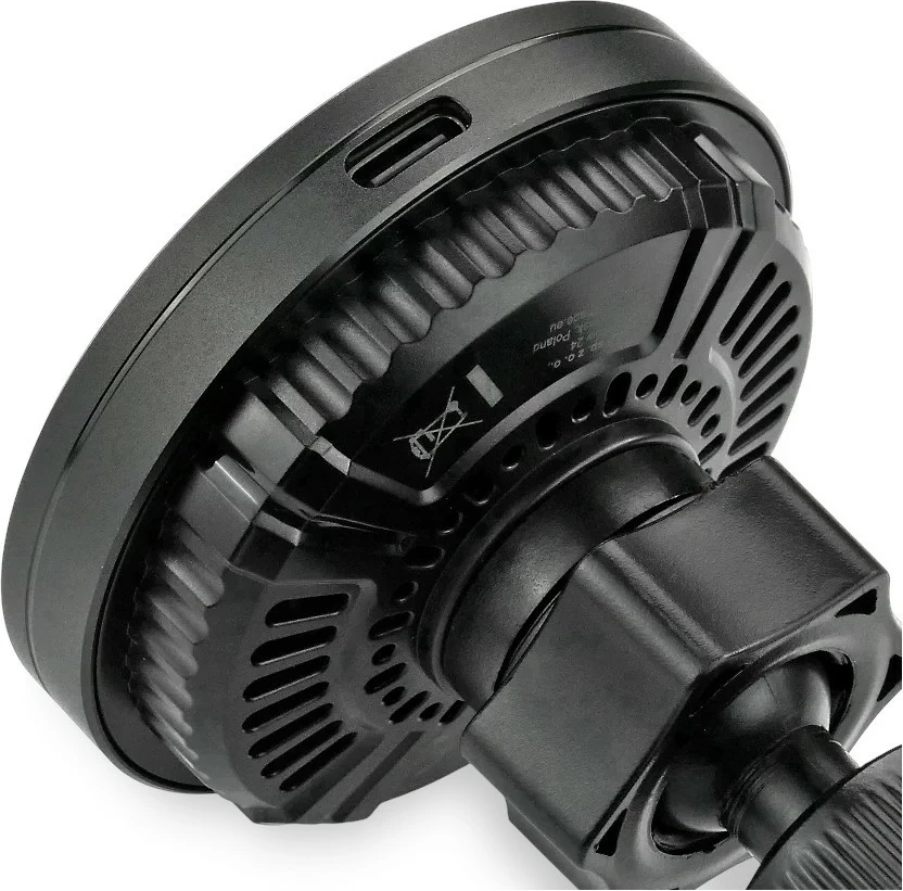 Mbajtës makine magnetik me karikues wireless MagSafe, everActive MC-W15 PRO, 15W, i zi