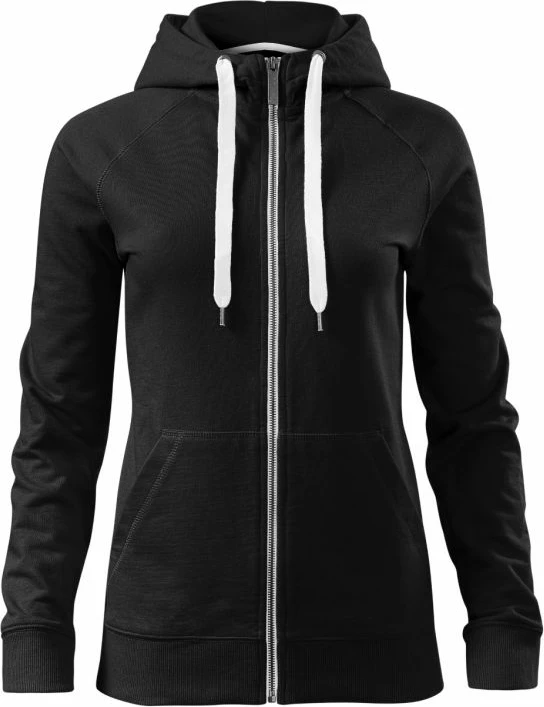 Duks me kapuç Malfini për femra, ngjyrë e zezë