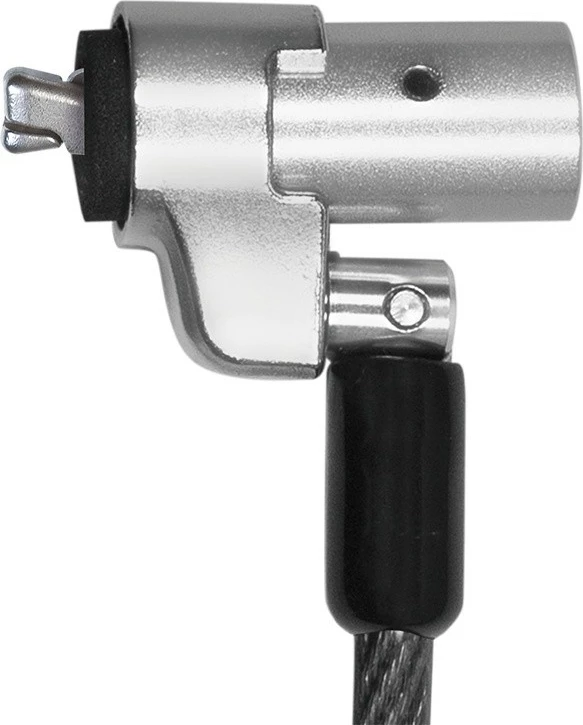 Kabllo sigurie për laptop LogiLink Noble Lock NBS012, e zezë/argjend