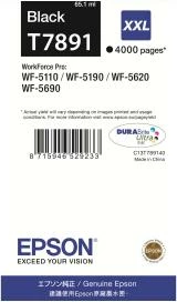 Kartush boje, Epson, T7891 (C13T789140), 65 ml XXL 4000 faqe, i zi