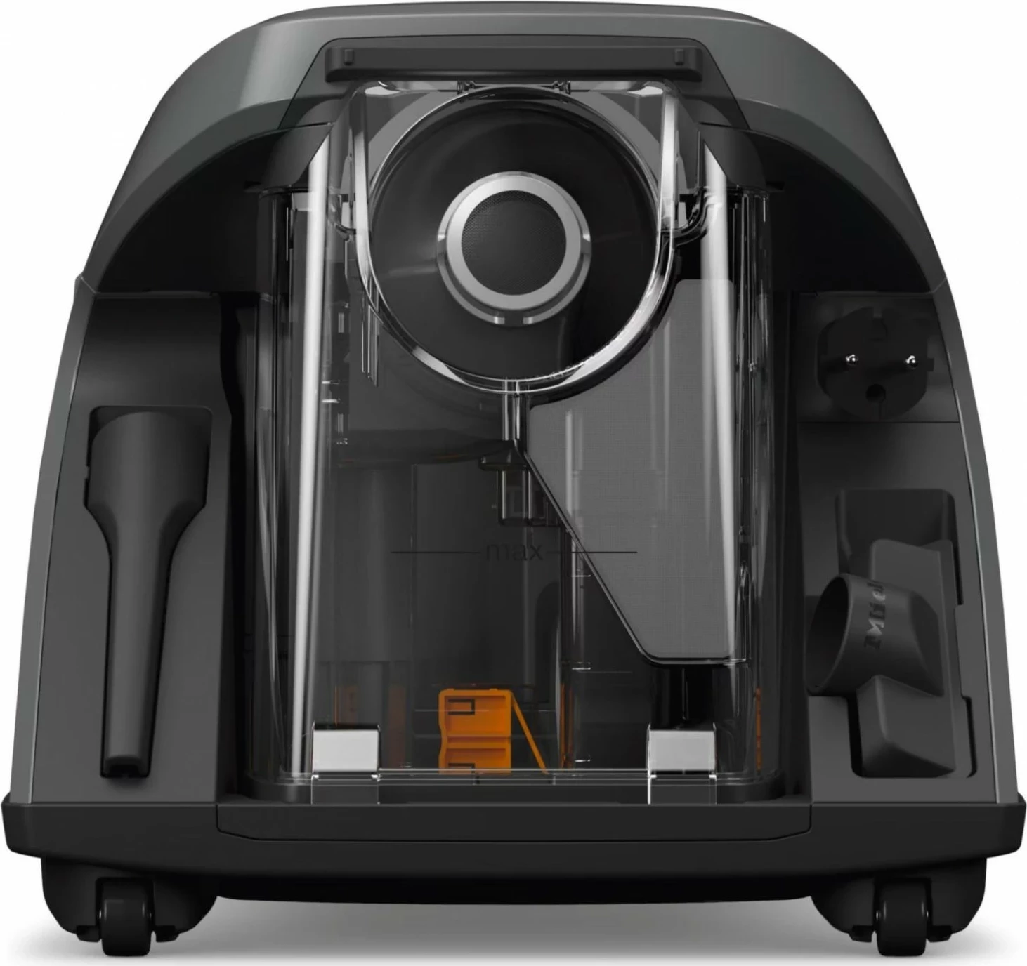 Kasë fshesë Miele Blizzard CX1 PowerLine, pa qese, 2L, gri