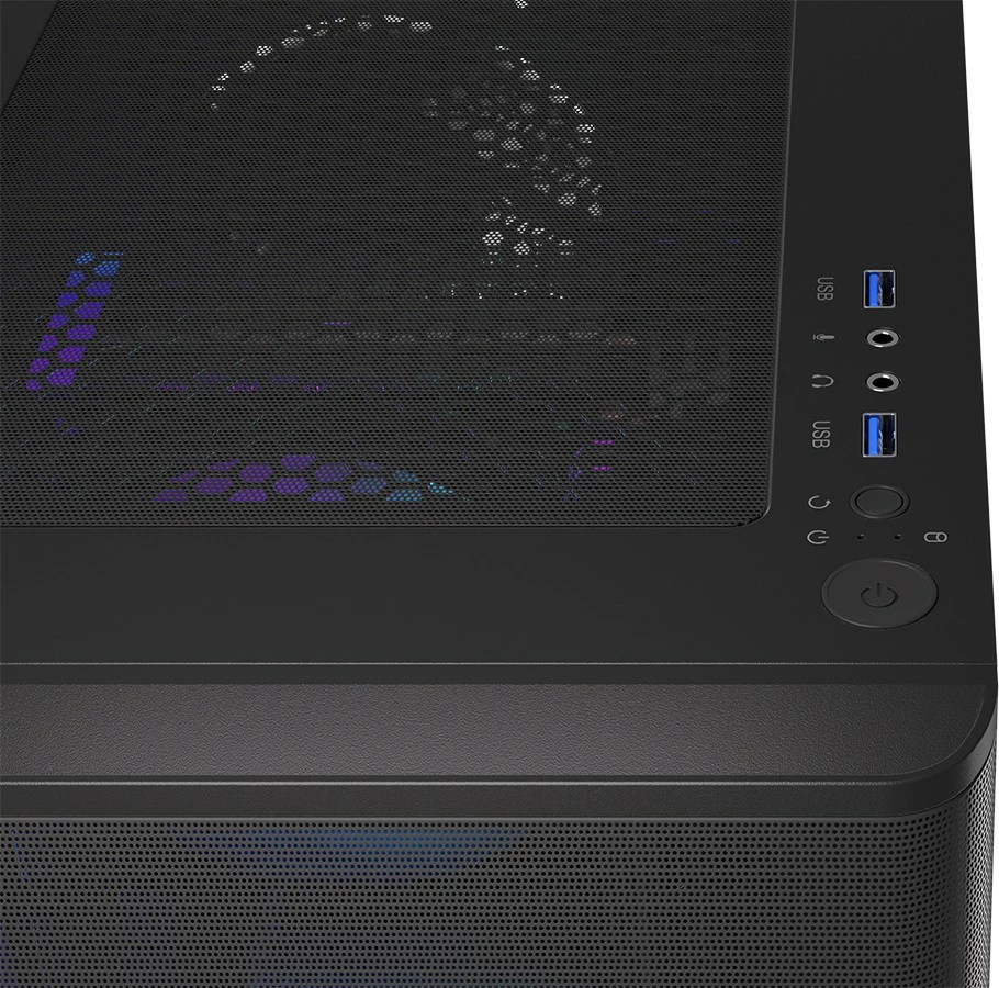 Kasë Endorfy Ventum 200 Solid, Midi Tower, ATX, ITX, Micro ATX, e zezë