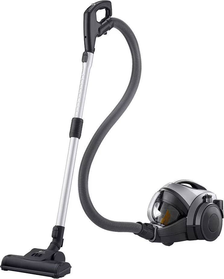 Fshesë me korrent, LG, VK8506NHA, bagless me Compressor, sistem filtrimi 2-shtresor, tub teleskopik, gri