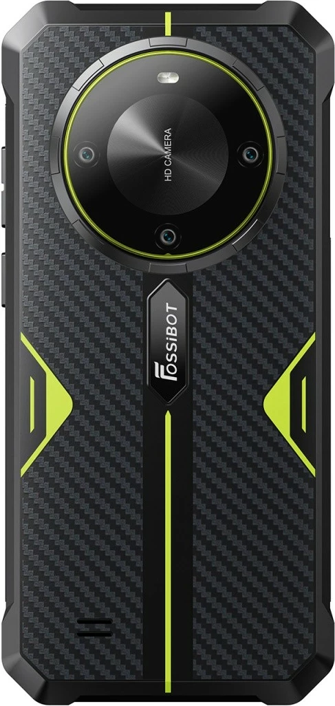 Celular, Fossibot F105 CH, 6.74", 4GB/64GB, Android 14, 4G LTE, bateri 10300mAh, Dual SIM, jeshile