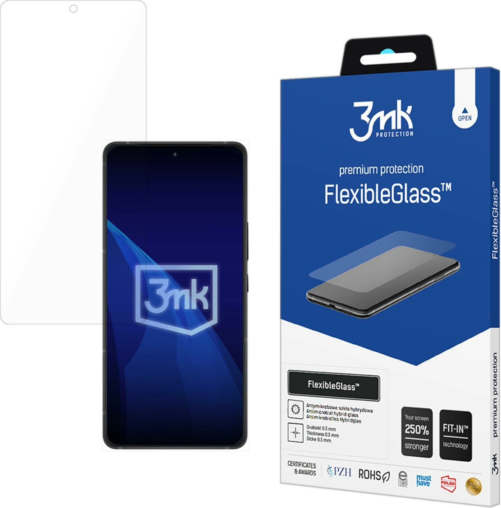 Xham mbrojtës hibrid 3mk FlexibleGlass për Asus Zenfone 12 Ultra