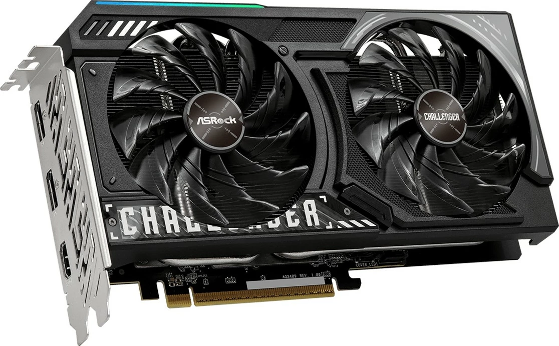 Kartelë grafike ASRock RX 9060 XT Challenger OC 16GB GDDR6 e zezë