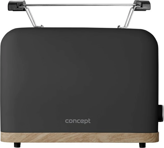 Toster Concept TE2016 930 W 2 slote 7 nivele thekje i zi/inox me detaje dru