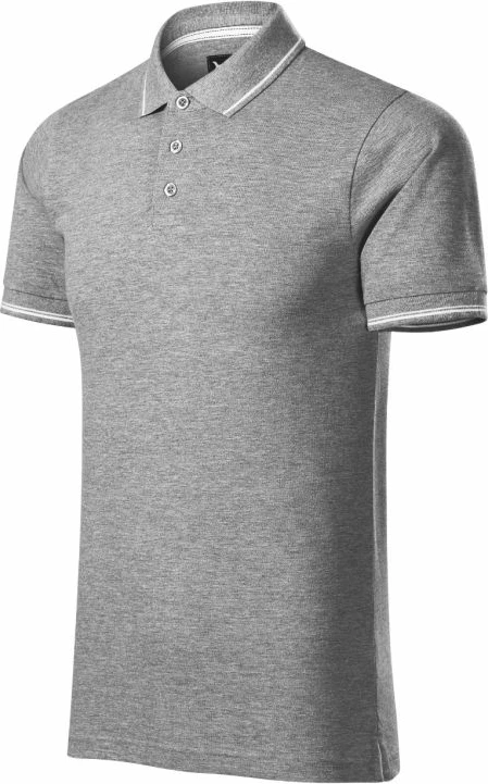 Polo maicë Malfini për meshkuj, gri