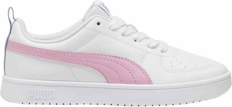 Atlete për fëmijë Puma, të bardha dhe rozë