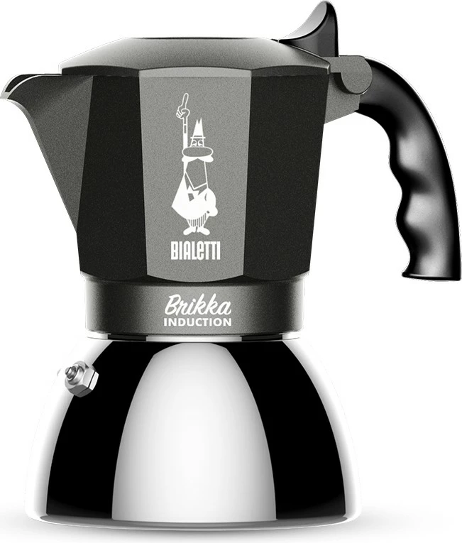 Moka pot Bialetti Brikka 4TZ Induction, inox, e zezë