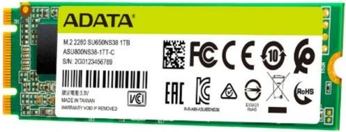 SSD Adata Ultimate SU650, 1TB, M.2 2280, SATA III