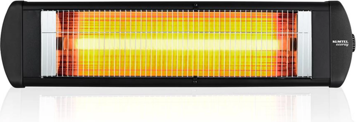 Ngrohës infra mural, Luxell, EX-25, 2500 W, termostat i rregullueshëm, montim mur/sofit, IP20, zi