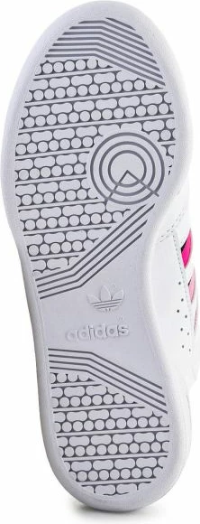 Atlete për vajza adidas Continental 80 Stripes, të bardha
