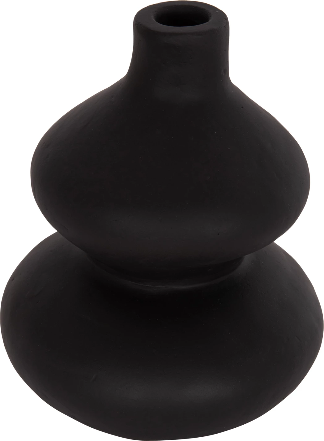 Vazo dekorative tavoline CHELIN, terrakotë e zezë, FH4670S, 20x25cm