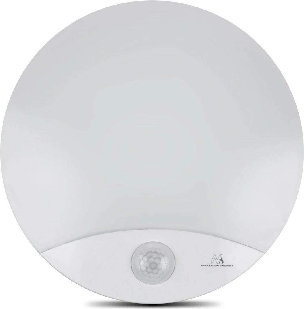 Lampë LED me sensor lëvizjeje Maclean MCE357W 10W 900lm 4000K IP44, e bardhë