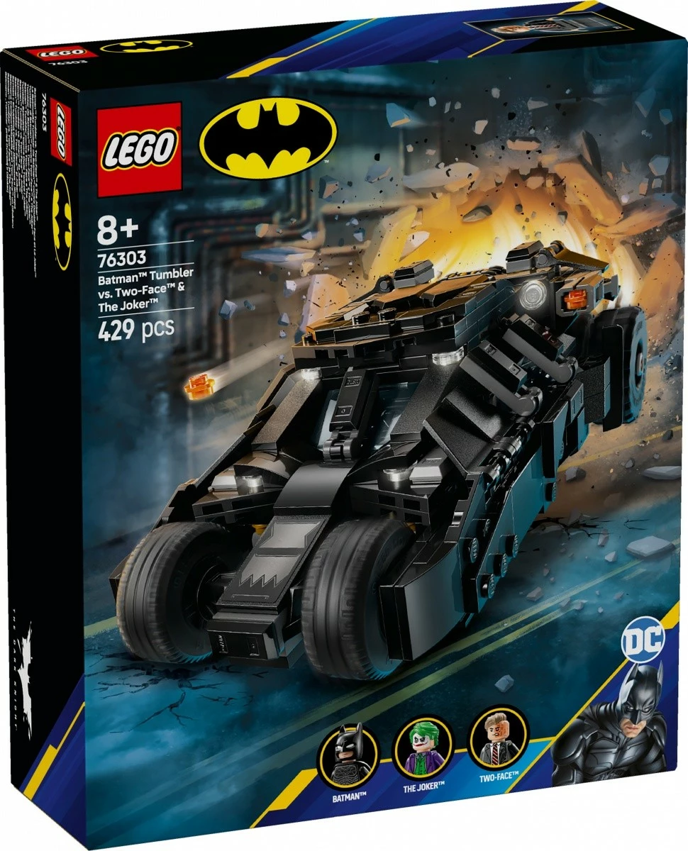 Set LEGO Batman Tumbler 76303 me 429 pjesë, për fëmijë, plastikë