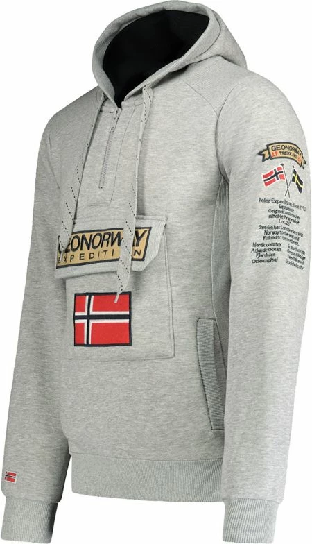 Duks për meshkuj Geographical Norway, gri