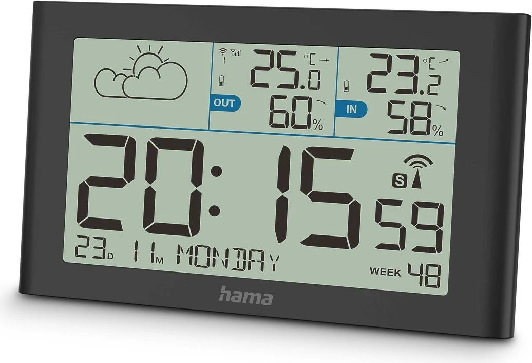 Stacion moti Hama Sylt, me sensor të jashtëm, i zi