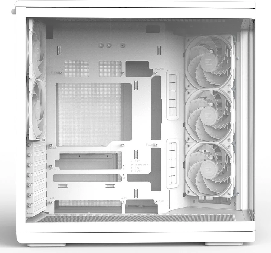 Kasë, Zalman P60, mid-tower, për ATX/Micro ATX/Mini ITX, 5x ARGB ventilatorë, e bardhë