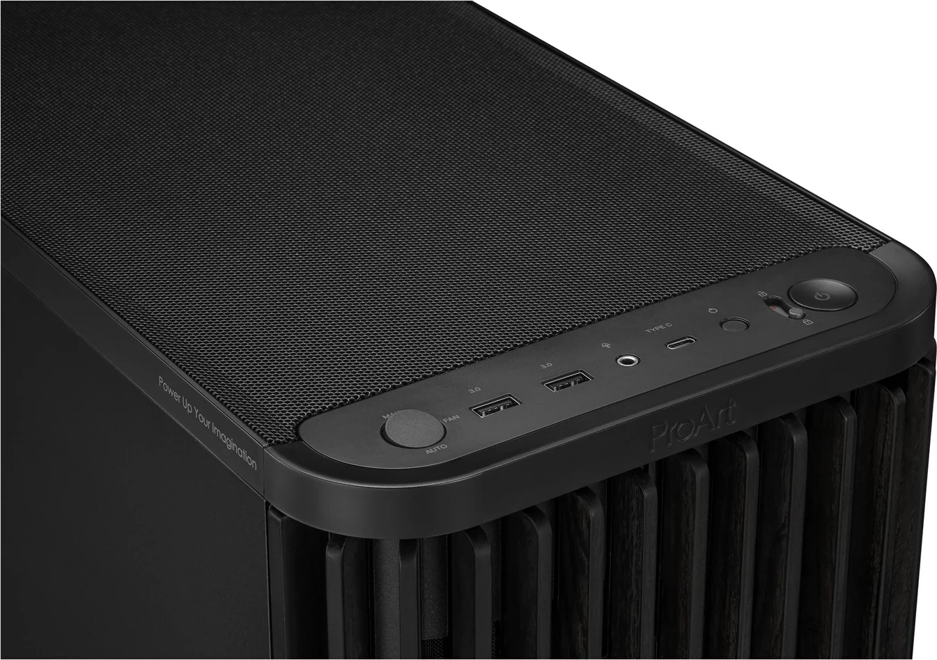 Kasë ASUS ProArt PA401 Wood METAL PWM, Black