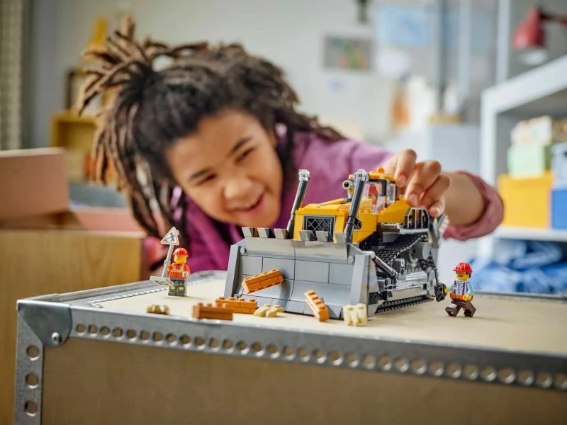 Lodra LEGO City buldozer, e verdhë