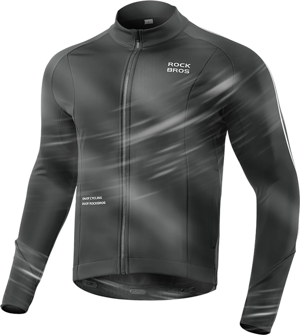 Bluzë çiklizmi Rockbros 15400002005 me mëngë të gjata, XXL, e zezë