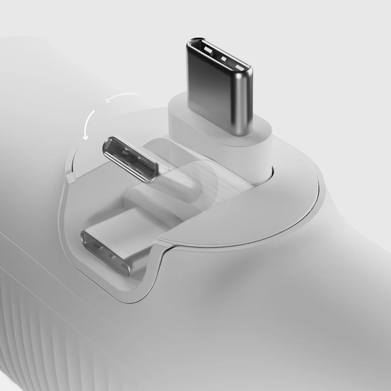 Powerbank SBS EcoPower 5000 mAh 10W, USB-C, Bardhë