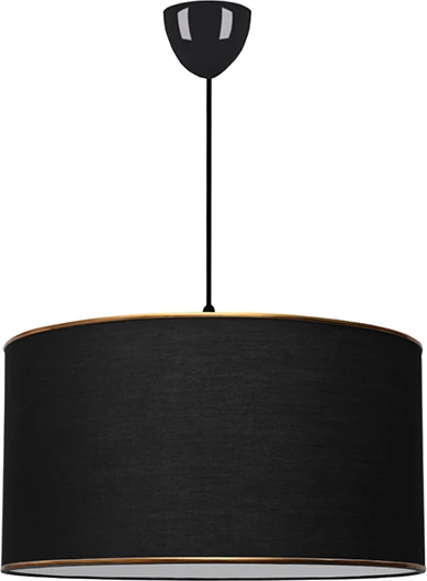 Dritë tavani PWL-1091 E27 e zezë D38x21cm