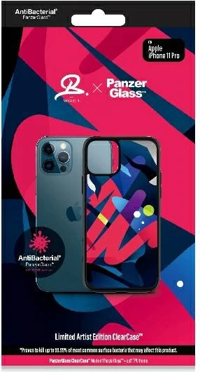 Mbështjellës PanzerGlass ClearCase Mikael B Limited Artist Edition për iPhone 11 Pro, shumëngjyrësh
