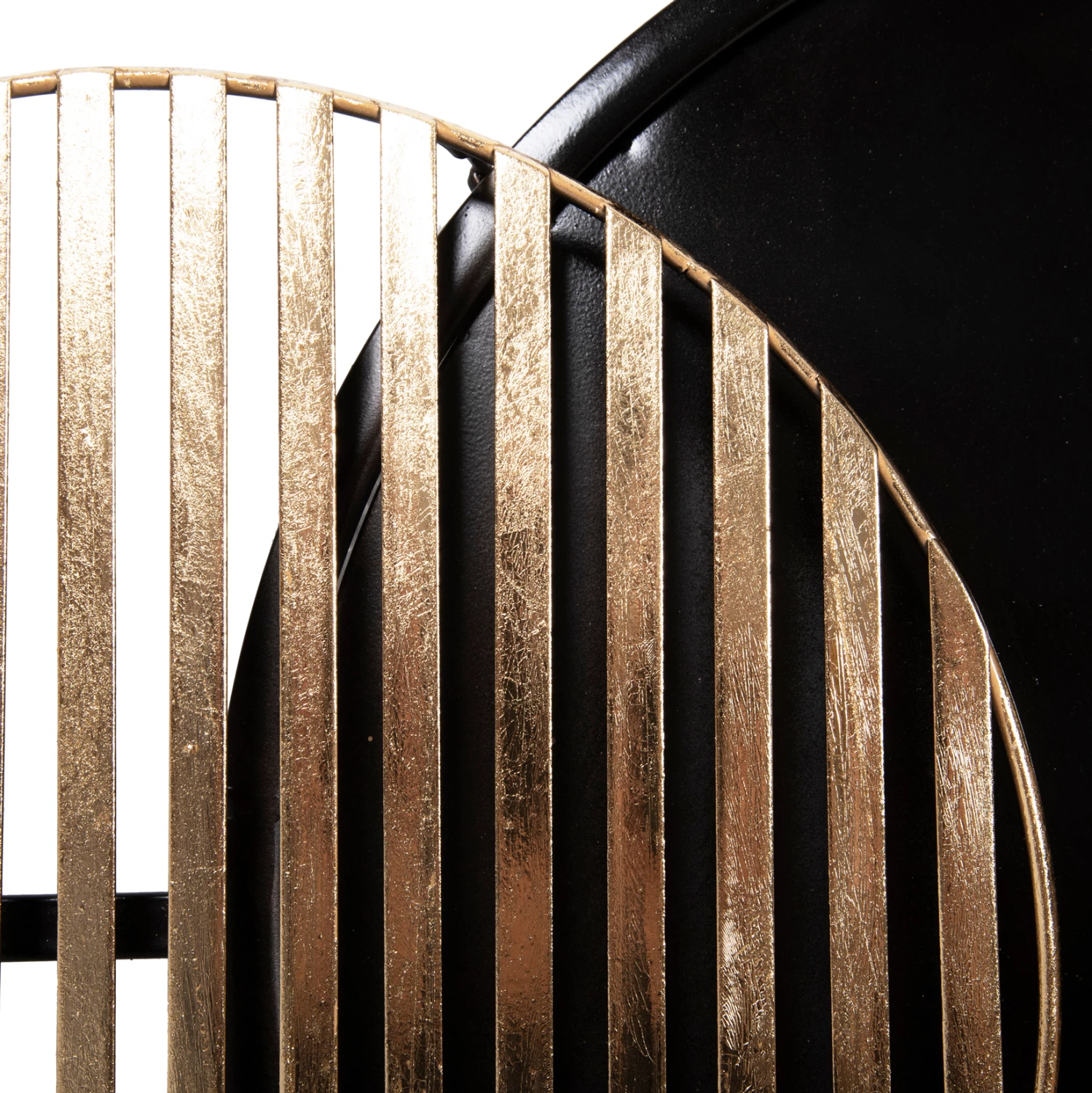 Dekor për mur FH4201 metalik, ngjyrë e zezë dhe ari, 81,5x46,5H cm