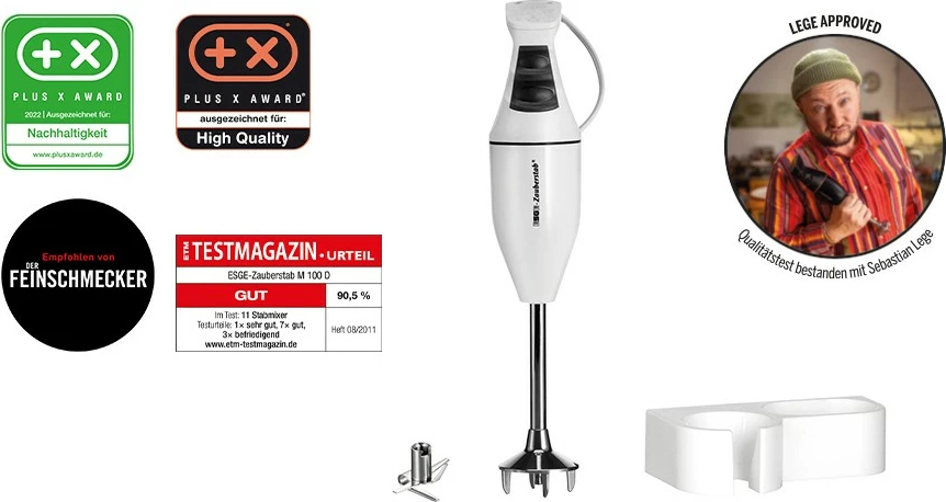 Blender zhytës UNOLD ESGE M 100 D, 120 W, Bardhë