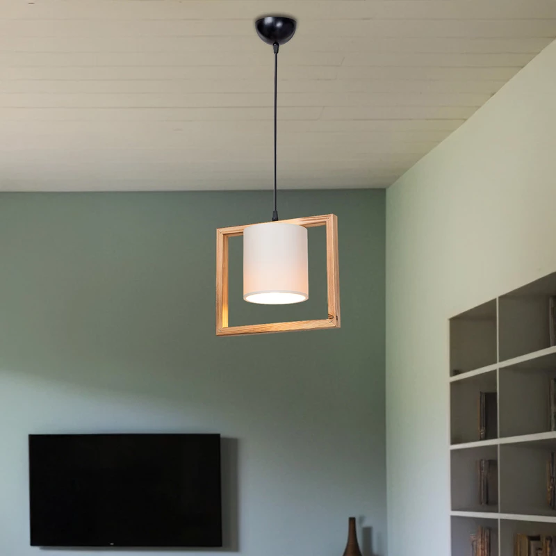 Llambë tavani një-dritëshe Sereda, ngjyrë kafe-krem, 28x14x27cm