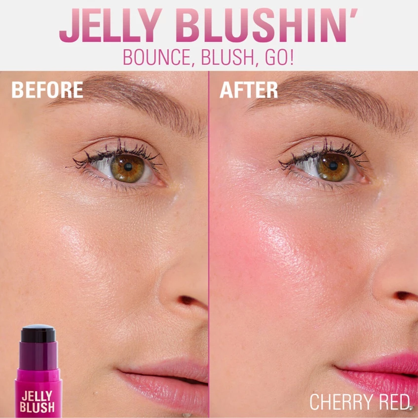 Revolution - Jelly Lip &amp; Cheek Tint Jelly Blush - Cherry Red