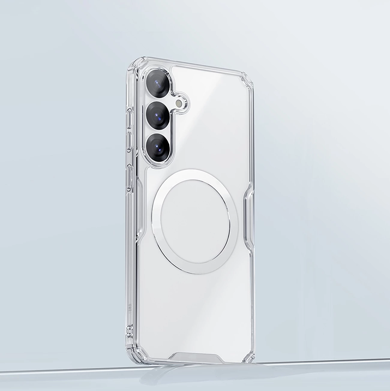 Mbështjellës Nillkin Nature TPU Pro Magnetic me MagSafe për Samsung Galaxy S25, Bardhë