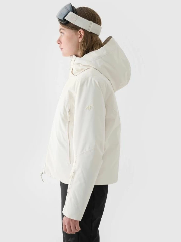 Jakne ski për femra 4f, e zezë