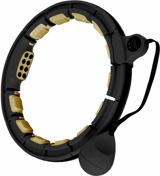 Hula hop me magnet e peshë HMS HHM13, zi/ari