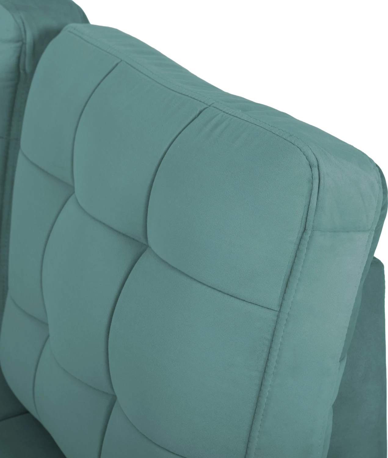 Kënd divani JADE FH3144.04R kadife jeshile deti 250x80-180x73-88Hcm