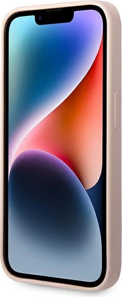 Mbështjellës Karl Lagerfeld KLHCP14LSLKHLP për iPhone 14 Pro 6.1", silikon, rozë