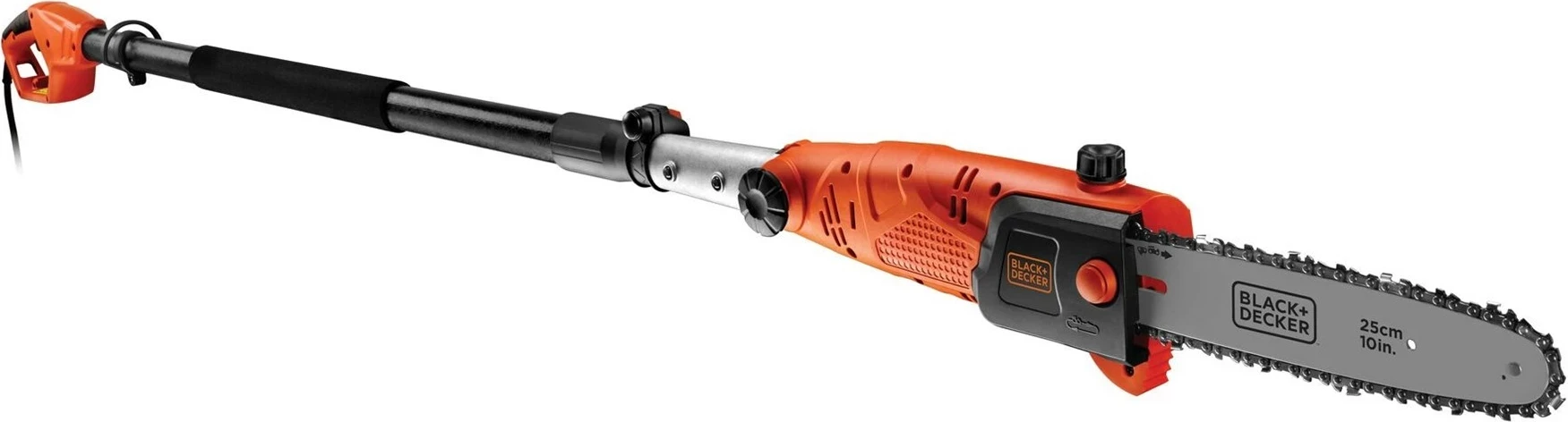 Krasitës elektrik me zinxhir BLACK+DECKER PS7525-QS, 18 V, 3.5 cm, zi/portokalli