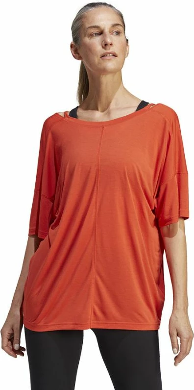 Maicë adidas për femra, portokalli
