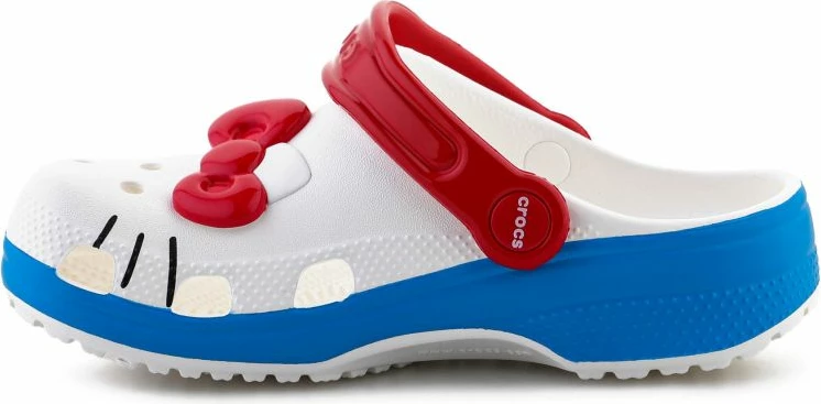 Papuqe për fëmijë Crocs, me Hello Kitty