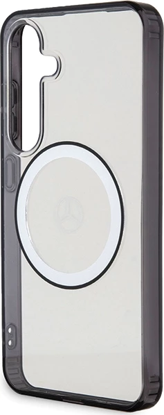 Mbështjellës Mercedes Printed Logo MagSafe për Samsung Galaxy S24, Transparent