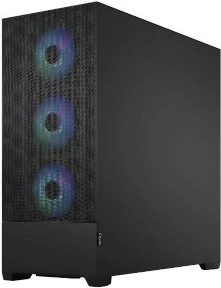 Kasë Fractal Design Pop XL Air RGB FD-C-POR1X-06 Big Tower me xham të temperuar, mbështetje E-ATX/ATX/mATX/Mini ITX, USB 3.0, black