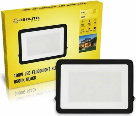 reflektor LED Asalite ASAL0328 Slim 100W 6500K 9000 lm, i zi