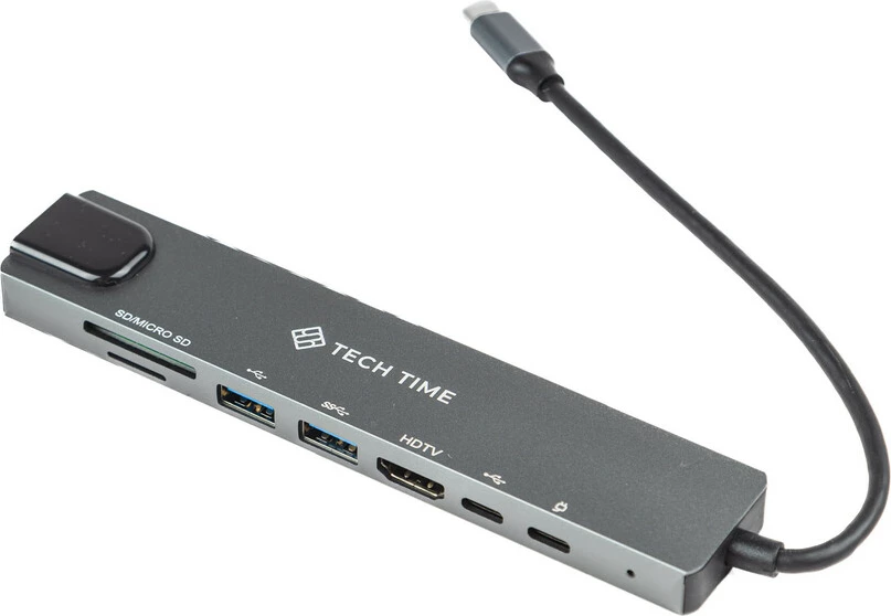 TYPE-C TO HDMI 8IN1 - Tech Time TT24004